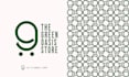design monogram logo with seamless pattern