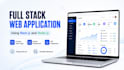 build a full stack web application using next js and node js