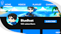 create 2d lower third youtube and stream gaming