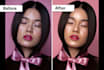 do high end photo skin retouching