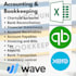 provide  bookkeeping on quickbooks, wave, xero, and excel