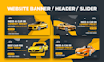 design stunning website banner, slider, header, web banners