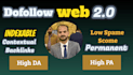 build do follow web 2 0 manually backlinks