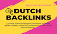 build dutch SEO backlink