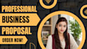 write a professional business proposal