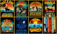 do custom retro vintage t shirt design for your pod business