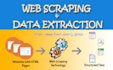 do web scraping, web crawling and data extraction