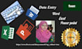 do typist manual data entry, clark, at a low cost