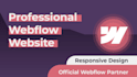 design, redesign, update or fix webflow website