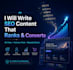 write and strategise content that ranks and converts