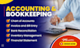 do accounting and bookkeeping in quickbooks online and xero with profit and loss