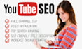 optimize youtube video SEO for top ranking