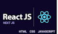 do react,nextjs, javascript HTML CSS code for frontend