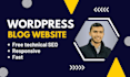 create travel and tourism  wordpress blog website