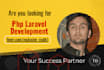 develop laravel website, deploy, fix bugs and API integration