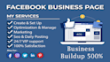 create and setup your facebook business page