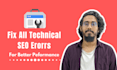 fix website index, search console and site audit