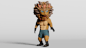 create 3d character of animal