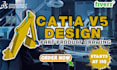 design 2d and 3d parts using catia v5 and solidworks