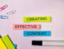 deliver content that is clear, concise, catchy, and relevant