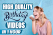 create beautiful happy birthday wish