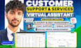 be your customer service representative as a customer support agent