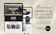 create a personalized landing or sales page in canva