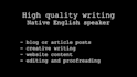 be your SEO content writer
