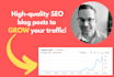 write premium quality SEO blog posts
