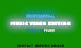do music video editing as you want