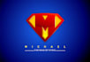 design superman and batman logo