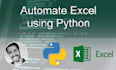automate excel data using python