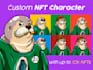 create high quality custom illustration for nft up to 10k