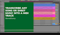 create a midi track from sheet music