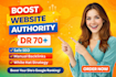 increase ahrefs DR domain rating with high authority dofollow backlinks