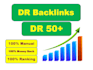 increase domain rating ahrefs DR 50 plus very fast