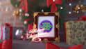 customize merry christmas greetings intro video