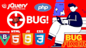 fix basic PHP bugs, bootstrap bugs, js bugs, mysql db bugs