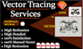 do vector tracing, logo cleanup, redraw or recreate for you