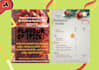 create business, event flyers, advertisement flyers, food menu for you