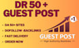 publish high quality guest posts with dofollow backlinks