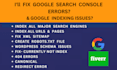 index your site in google search console,fix xml sitemap,create robots txt file