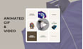 a video or gif for your social media brand
