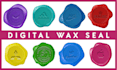 design wax seal, leather stamp, digital seal, stamp design