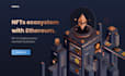 create futuristic 3d isometric illustration