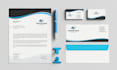 create modern,clear,creative,awesome, business card, letterhead, envelope