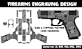 custom laser engraving design for firearms ai8 svg dxf files