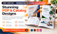 design amazing top notch interactive PDF, flyer and  catalogs