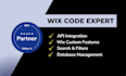 develop your wix site with wix code velo and databases