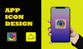 design eye catchy app icon and splash screen